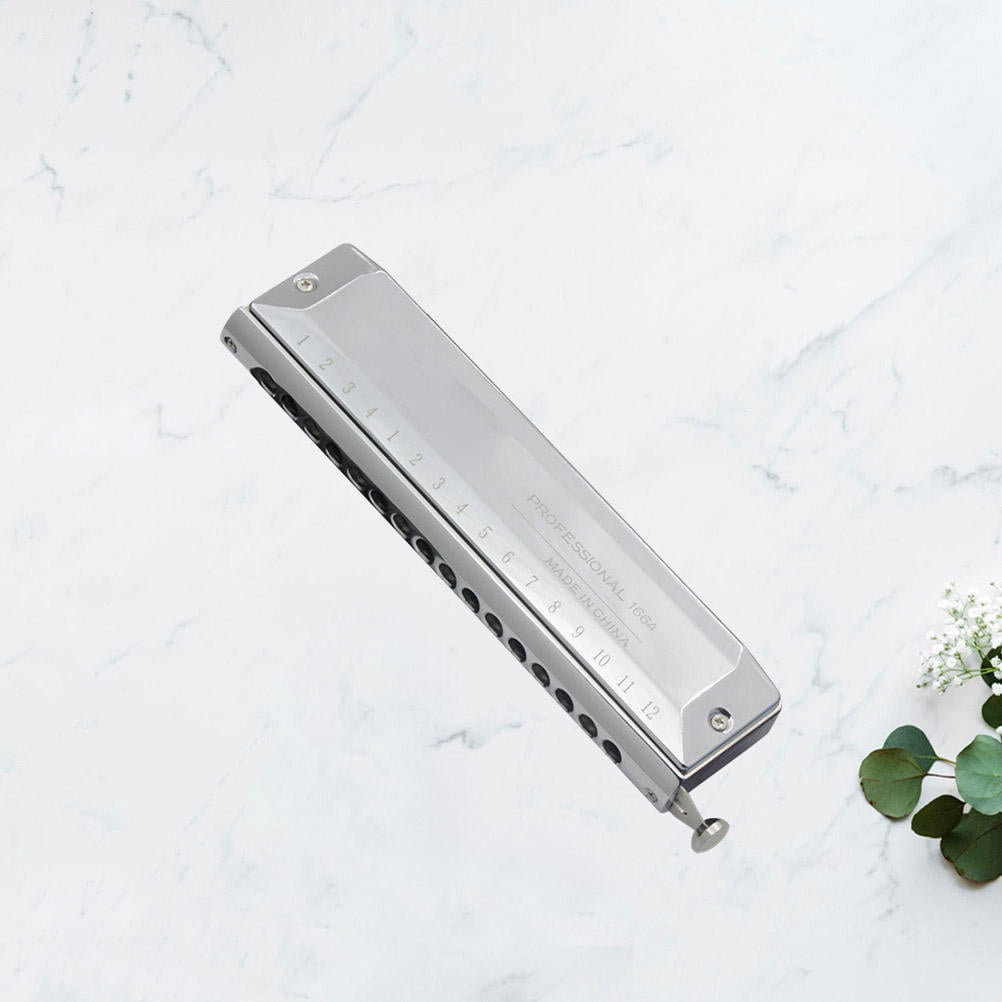 WRISTBIQUE 16-Hole Harmonica for Expressive Music Playing, Responsive Design, Single Piece Instrument