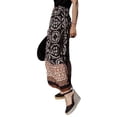 thumbnail image 2 of KelaJuan Women Vintage Half Dress, Pleated Retro A-Lined Summer Spring Street Party Long Skirt, 2 of 7