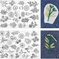 thumbnail image 1 of Wamans 50 Pack Hand Sewing Stabilizer Washable Water Soluble Stabilizer Tear-off Machine Embroidery Stabilizer With Flower Pattern For Embroidery Hand Sewing Lovers Clearance Items, 1 of 6