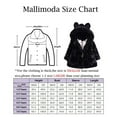 thumbnail image 3 of XBASW Toddler Girls Winter Fleece Coat Kids Ear Hooded Jacket Baby Warm Thicken Outwear for Girls 1-8T, 3 of 9