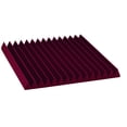 thumbnail image 2 of Auralex Acoustics - 2" Studiofoam Wedge 2' x 2' x 2" Acoustic Panels (12 pack) Burgundy, 2 of 2