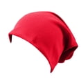thumbnail image 2 of jobturf Winter Hats for Women Soft Comfy Warm Cotton Skull Caps Lightweight Loose Knit Hat Fashion Casual Solid Turban for Cold Weather, 2 of 3