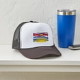 thumbnail image 3 of CafePress - British Columbia Flag - Adjustable Unisex Printed Trucker Hat with Mesh Back, 3 of 8