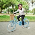 thumbnail image 3 of Gymax Vélo pour Enfants Rétro 18 Pieds' avec Guidon et Selle Réglables en Hauteur Bleu, 3 of 10