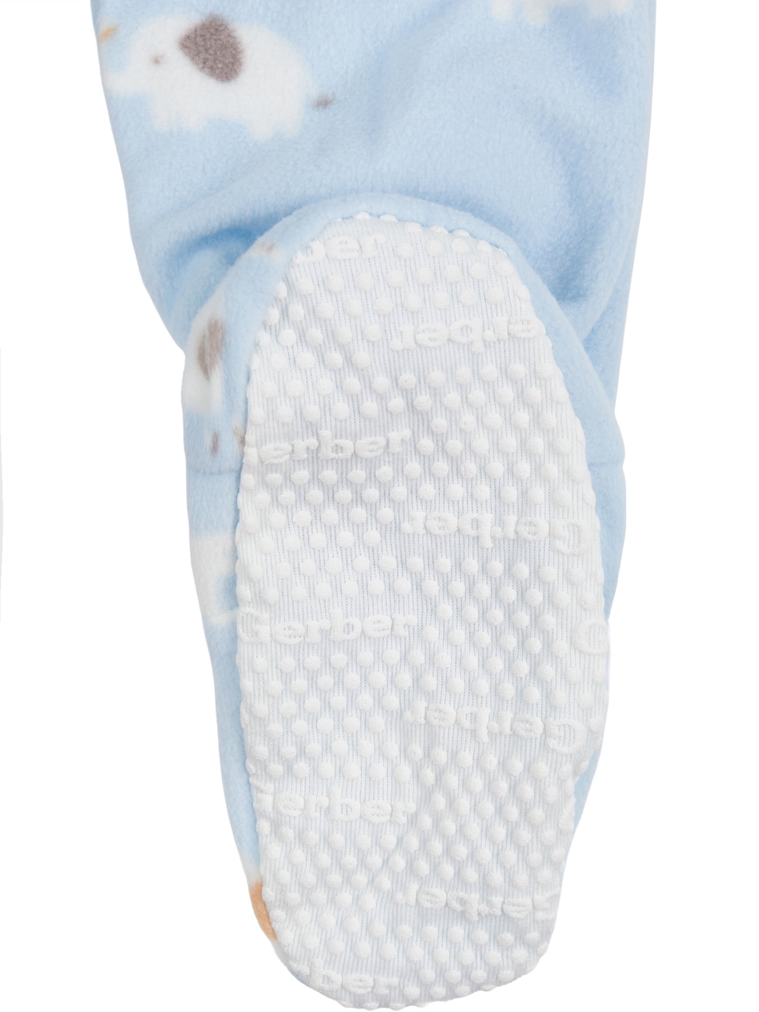 Gerber Baby and Toddler Neutral Microfleece 2-Way Zipper Blanket Sleeper Pajamas, 3-Pack, Sizes 0/3 Months - 5T