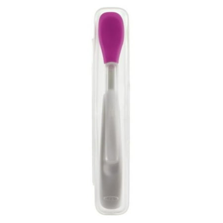 OXO Tot On-The-Go Feeding Spoon, Pink