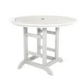 thumbnail image 2 of Highwood's 48" Round 5-pc Lehigh Dining Set - Counter Height, Outdoor, Eco-friendly, Synthetic Wood, 2 of 9