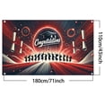 thumbnail image 3 of Danhjin Polyester Background Congrats Grad Backd Grad Backd Graduation Decorations Backd Backdrop, 3 of 6