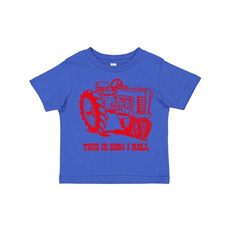 

Inktastic This is How I Roll Tractor RED Boys or Girls Toddler T-Shirt