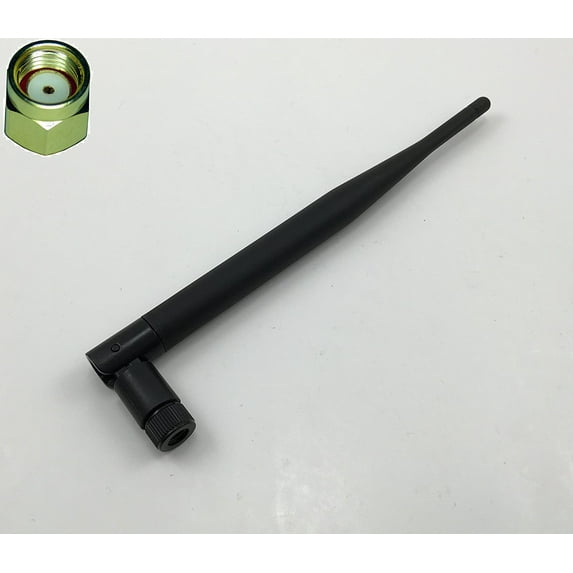 New Dual Band 2.4GHz 5GHz 6dBi RP-SMA High Gain WiFi Wireless Antenna Quick USA Shipping