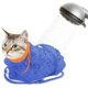 thumbnail image 4 of Bolsa de ducha para gatos de malla transpirable | Bolsa de baño de aseo con cordón ajustable | Poliéster suave resistente a los arañazos | Cuidado de las uñas de manicura | Ajuste universal, 4 of 6