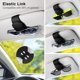 thumbnail image 5 of Car Glasses Holder, 2 Pcs Magnetic PU Leather Car Sunglasses Holder Sun Visor Glasses Case Visor Glasses Case Universal Car Accessories, Black, 5 of 5