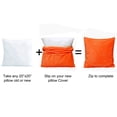 thumbnail image 2 of Home Soft Things Ribbed Flannel Throw Pillow Cover 4pcs - burnt orange - 20" x 20", 2 of 5