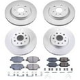 thumbnail image 2 of PowerStop Front and Rear Geomet Coated Brake Rotor and Pad Kit Fits: CHEVROLET Select Models CRK7296, 2 of 5