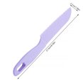 thumbnail image 4 of Juegos de cocina para niños Matsuzay Utensilios de cocina de plástico Cortador Pan Ensalada Manijas ergonómicas Accesorios morado claro HA059690-09B, 4 of 6
