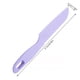 thumbnail image 5 of Yuarrent Juegos de cocina para niños, utensilios de cocina seguros para niños de plástico real para frutas, lechuga, bordes dentados, platos, Mostrada morado claro Yuarrent HA059690-09B, 5 of 6