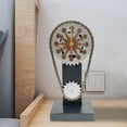 thumbnail image 4 of Gear Clock Vintage Chain Creative 3D Hollow Restaurant Bar Decor marrón, 4 of 6