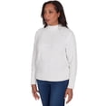 thumbnail image 3 of Alfred Dunner Womens  Chenille Diamond Stitch Turtleneck Sweater, 3 of 6