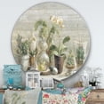 thumbnail image 2 of Designart 'Composition of Orchids' Art Mural Rond en Métal Style Ferme - Disque de 36, 2 of 5