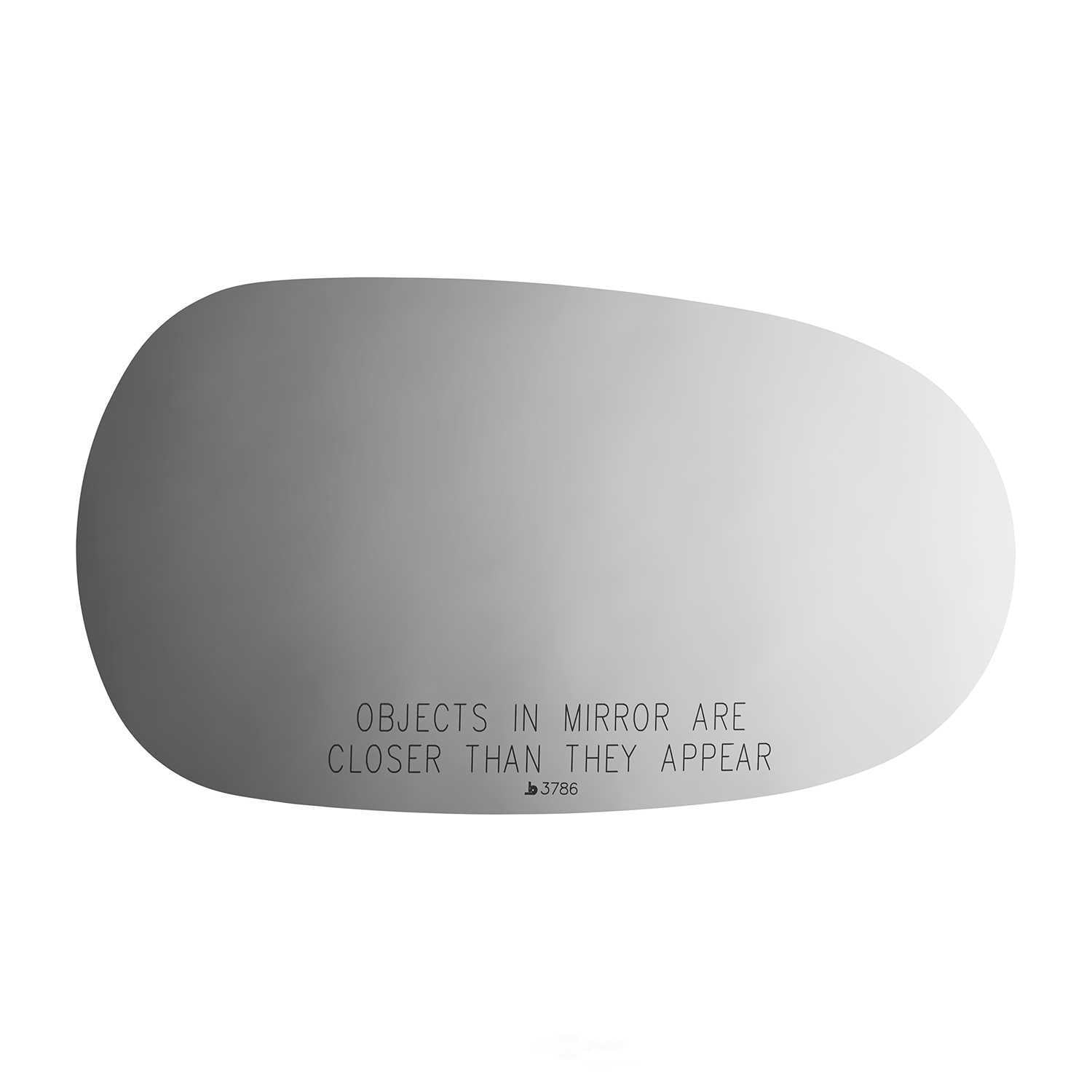 Burco Side View Mirror Replacement Glass - Clear Glass - 3786