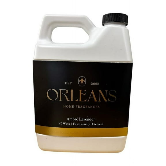 Orleans Nu Wash 32 oz "AMBRE LAVENDER" Fine Laundry Detergent