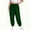 Green, variant on Caywon Women's Plus Size Solid Color Sweatpants Elastic Waist Drawstring Pants with Pockets Loose Casual Full-Length Trousers for Daily Gym Home Wear