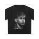 thumbnail image 1 of Camiseta unisex de cuello redondo con estampado retro americano, con retrato geométrico en negro. Ropa informal, cómoda para todo el año, corte regular, regalo perfecto para aficionados al fútbol., 1 of 6