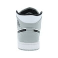 thumbnail image 3 of Nike Air Jordan 1 Mid Mens Shoes Size 11, Color: Light Smoke Grey/Black/White, 3 of 4