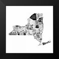 thumbnail image 2 of Grey, Jace 20x20 Black Modern Framed Museum Art Print Titled - NY, 2 of 5