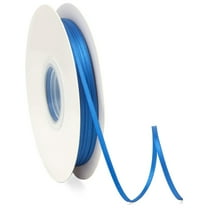 1/16in. Wide Royal Blue Double Faced Satin Ribbon - 100 Yards