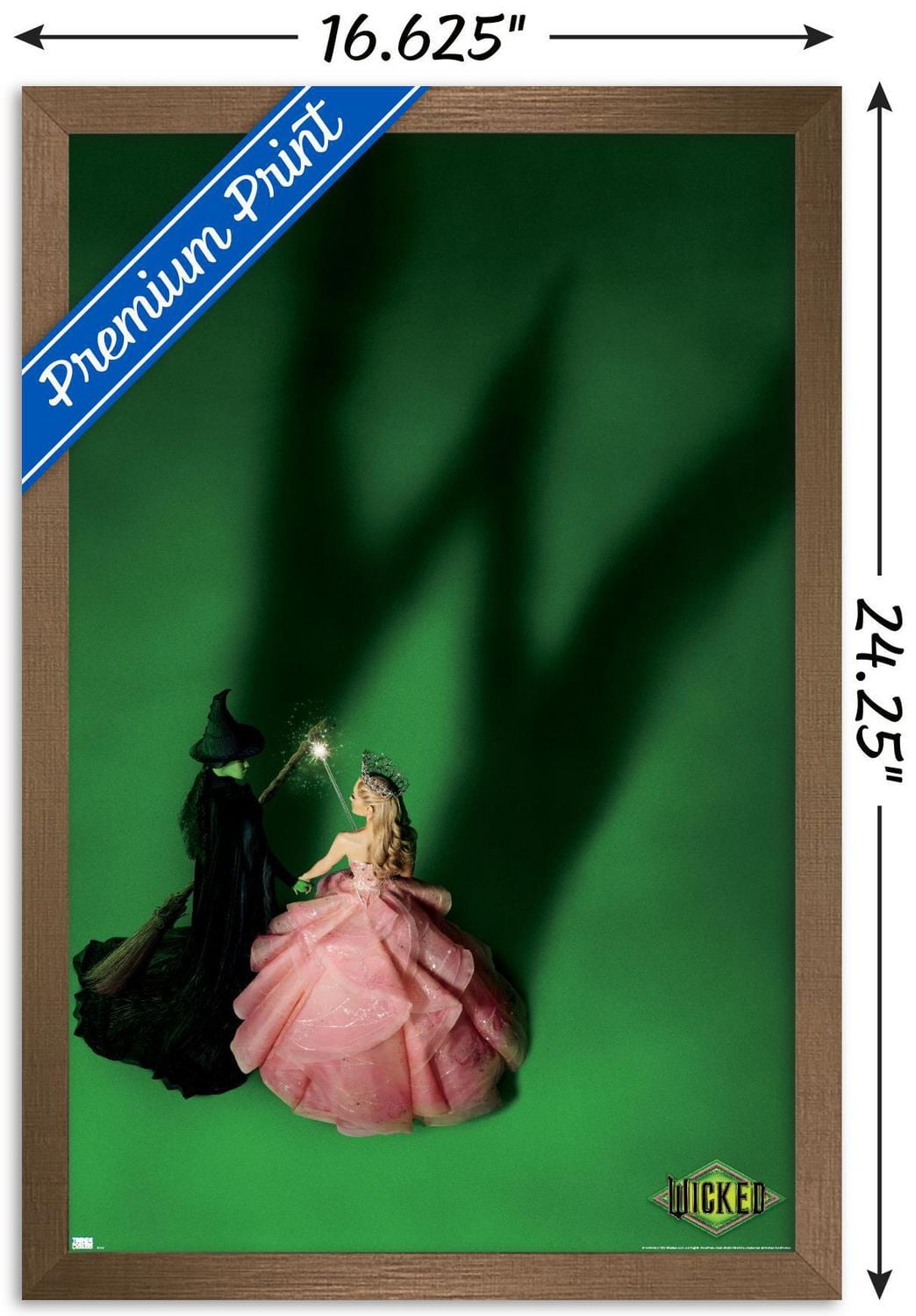 Wicked - Teaser One Sheet Wall Poster, 22.375" x 34"