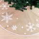 thumbnail image 1 of Falda de árbol de Navidad 76cm, Delantal de yute con adorno de árbol de Navidad ShuxiuWang 8390613647948, 1 of 1