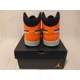 thumbnail image 5 of Ni - ke Air Jordan 1 Mid AJ1 Retro Black Cone Light Bone Orange 554724 062 Size 11.5 DS, 5 of 5