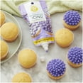 Wilton Purple Buttercream Icing Pouch with Star and Round Tips, 8 oz
