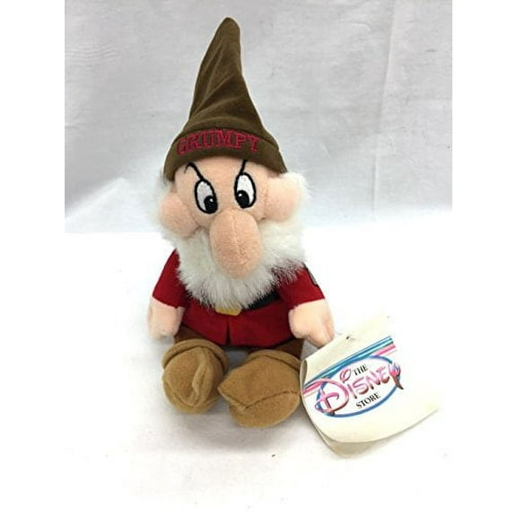 Qiyun Retired Disney Store Snow White Grumpy Mini Plush Bean Bag New