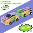 thumbnail image 6 of 2in1 Transforming Dinosaur Toys，Transformation 4 Pack Car Toy with Collision Transforming Car for Girls Age 4-6 |Party Gift for Birthday, Christmas (Blue & Pink Dragon), 6 of 12