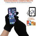 thumbnail image 3 of Guantes de invierno para hombre, guantes de punto cálidos al tacto, guantes térmicos con forro de lana para hombres y mujeres kaili Sencillez, 3 of 5