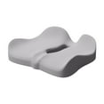 thumbnail image 1 of Cojín de asiento de espuma viscoelástica Almohada de espuma viscoelástica Cojín transpirable para sentarse Cojín para silla Gris, 1 of 9