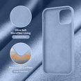 thumbnail image 7 of Designed for iPhone 12 Pro Case, Silicone Shockproof Phone Case with [Soft Anti-Scratch Microfiber Lining] 6.1 inch, 7 of 7