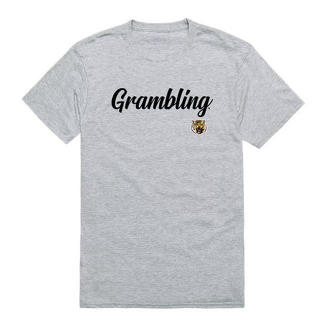 Grambling T-Shirt d'Université d'État & 44; Gris Bruyère - Extra Large