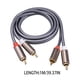 thumbnail image 5 of Cables RCA de 5MM Methold sistema estéreo profesional adaptador de enchufe de Aleación resistente al desgaste, 5 of 6