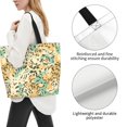 thumbnail image 5 of Large Capacity Single Shoulder Shopping Bag 19.7×15.7×5.9in Main Pocket Large To Accommodate Your Daily Needs Can Be Portable Can Be A Single Shoulder Back Tiger Skin Print Style Lightgreen_2, 5 of 8