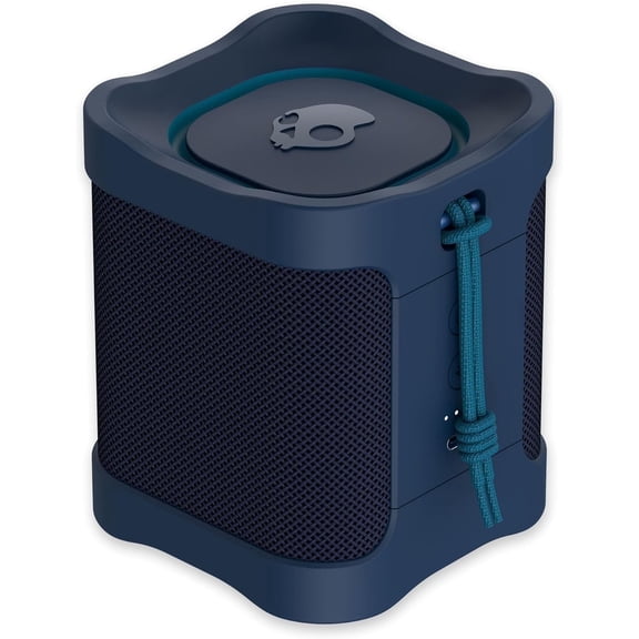 Skullcandy Terrain Mini Bluetooth Speaker, IPX7 Waterproof Portable, 14 Hour Battery, Nylon Wrist Wrap & True Stereo