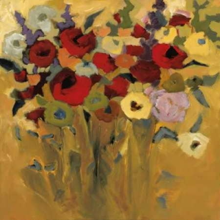 - Posterazzi Jewel Bouquet Canvas Art - Jennifer Harwood (24 x 24)