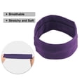 thumbnail image 3 of PCS Diademas, Bandas para el sudor, Diadema elástica que absorbe la humedad, para deportes, Algodón, Púrpura oscuro, 3 of 7