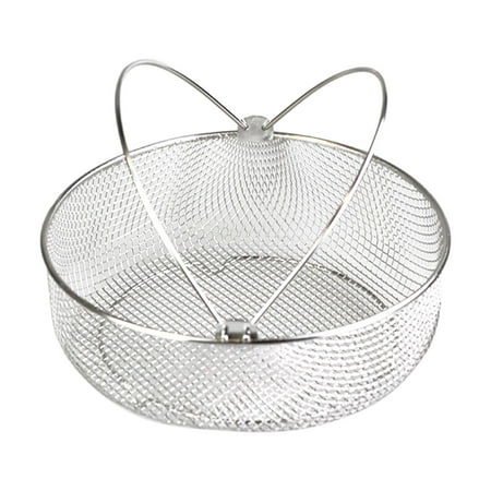 

Air Fryer Basket | Stainless Steel Air Fryer Liners with 2 Handles | Baking Holder Kitchen Supplies Heat Resistant Reusable Kitchen Oven Accessories