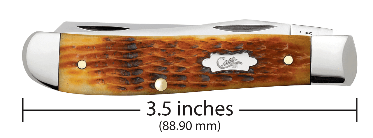 Case Cutlery 52830 Rogers Corn Cob Mini Trapper Folding Pocket Knife