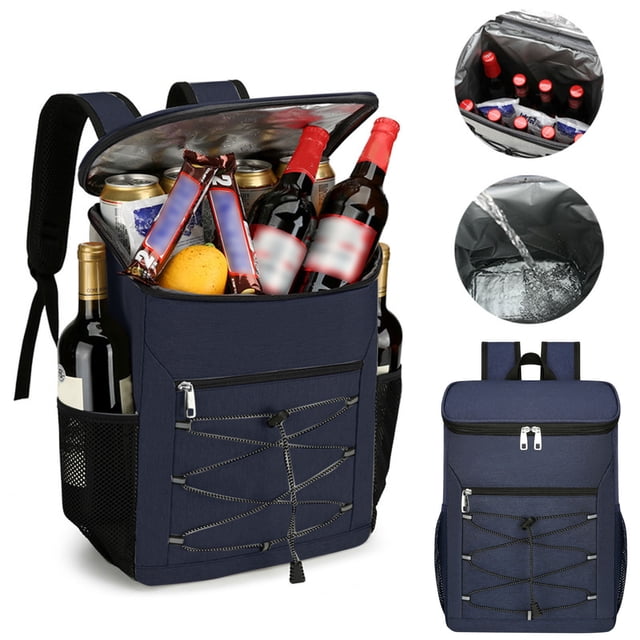 Riforla Backpack Cooler Cooler Backpack Insulated Leak Proof Large Lunch Backpack Ice Chest Backpack for Men Women Adults Work Camping Beach Hiking Accessories Camping & Hiking Blue