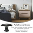 thumbnail image 4 of Phenofice Kitchen Cupboard Handles 6Pcs Black Aluminum Alloy Modern For Home Improvement, 4 of 8