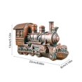 thumbnail image 3 of Locomotive Ornament Living Room Bedroom Desktop Decoration Personalized Metal Truck Model Figurine, 3 of 6